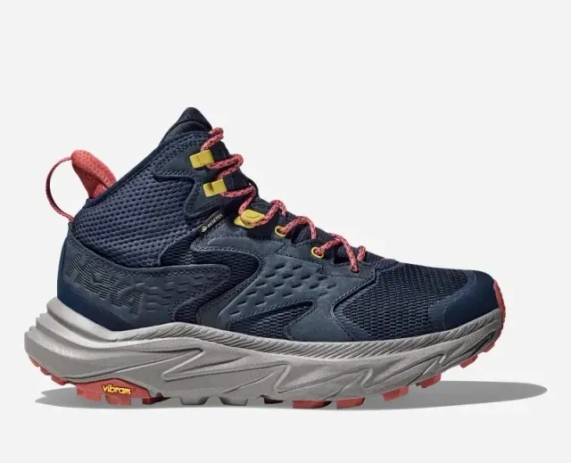 Hoka One One HOKA Men's Anacapa 2 Mid GORE-TEX Hiking Shoes in Outer Space/Grey
