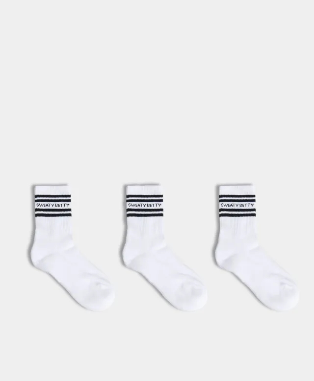 Sweaty Betty Varsity Slogan Socks 3 Pack