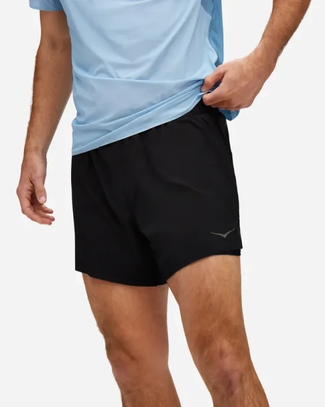 Hoka One One Hoka Hoka Glide 5 Inch 2-in-1 Shorts - AW24