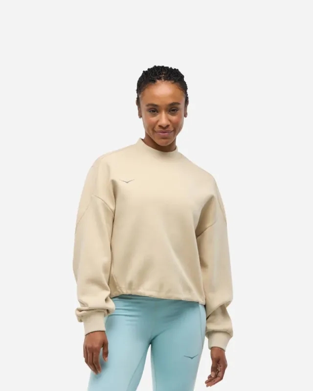 Hoka One One HOKA Women's Kaitoro Knit Crew in Oatmeal