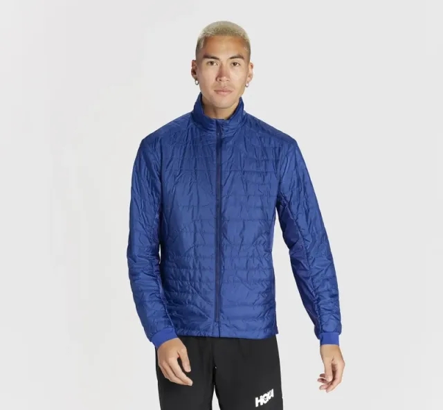 Hoka One One HOKA Men's Sky Quilt Jacket in Bellwether Blue