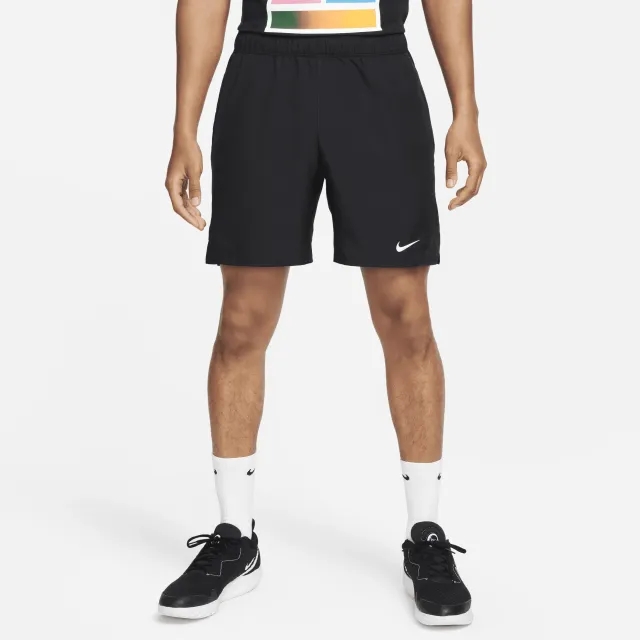 NikeCourt Victory Men's Dri-FIT 18cm (approx.) Tennis Shorts - Black - Polyester