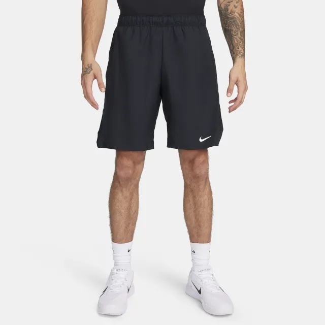 NikeCourt Victory Men's Dri-FIT 23cm (approx.) Tennis Shorts - Black - Polyester