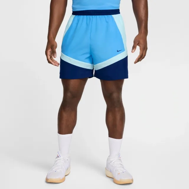 Nike Icon Men's 15cm (approx.) Woven Basketball Shorts - Blue - Polyester