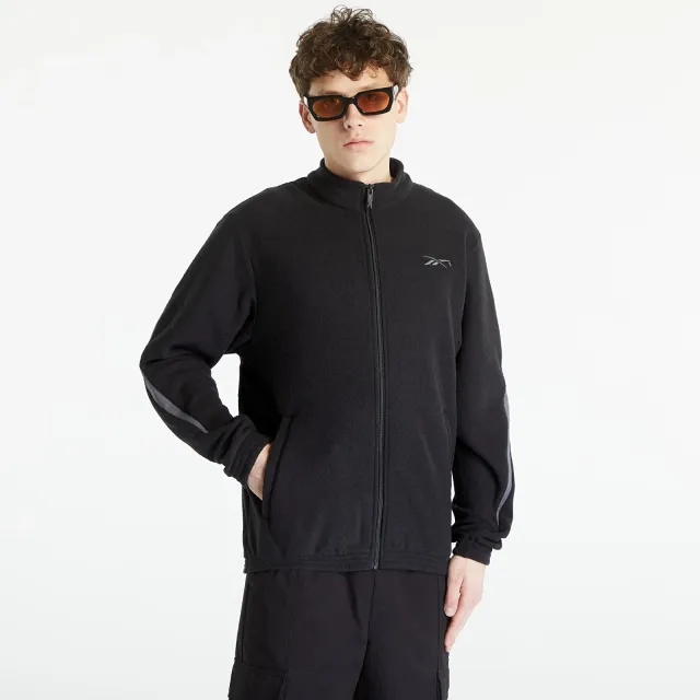 Sweatshirt Reebok Basketball Court Top Track Jacket Black L