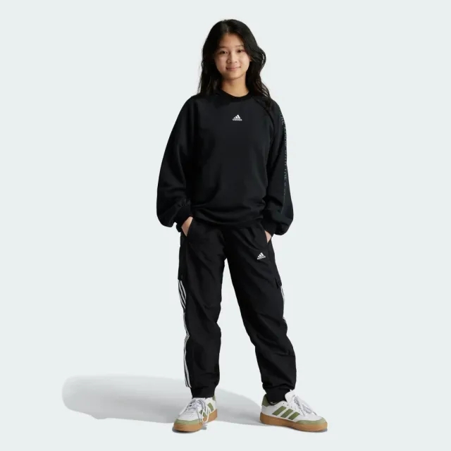 adidas Street Jam Woven Cuffed Cargo Tracksuit Bottoms Kids