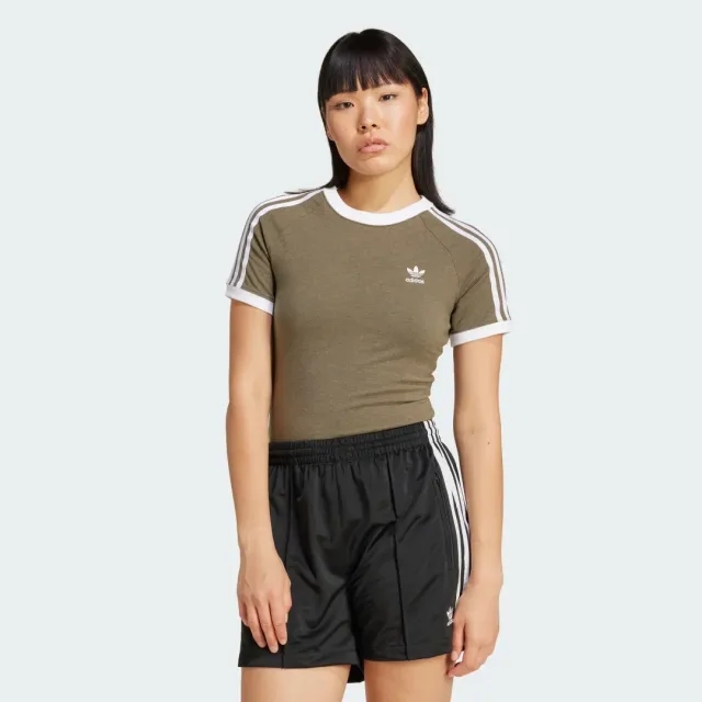 adidas 3-Stripes Slim Raglan T-Shirt