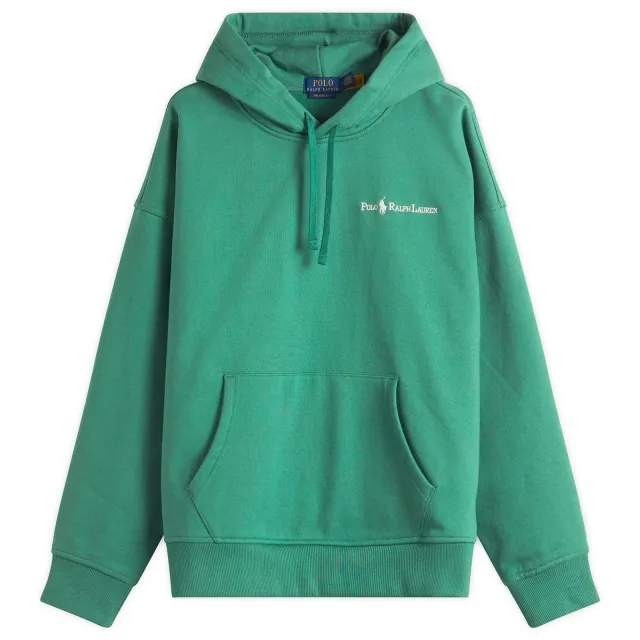 Polo Ralph Lauren Men's Embroidered Chest Logo Hoodie Antique Green