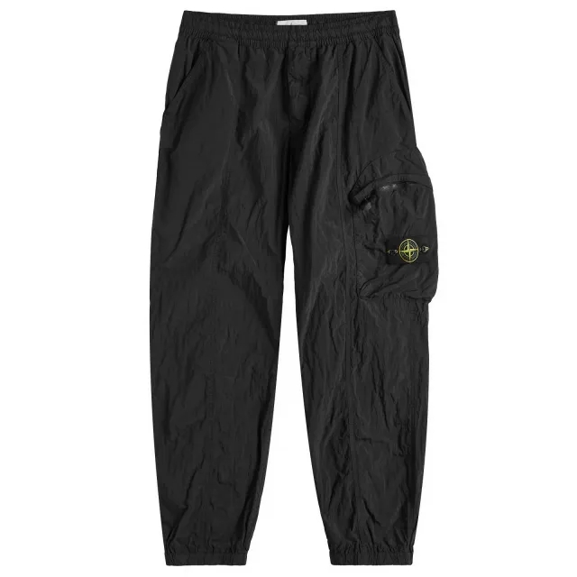 Stone Island Men's Nylon Metal ECONYL Cargo Pants Black