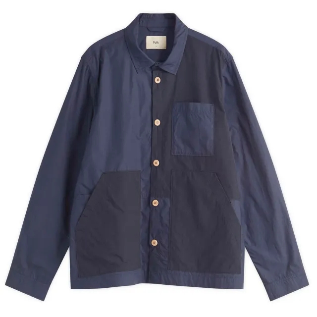 Folk Men's Assembly Work Jacket Dark Navy