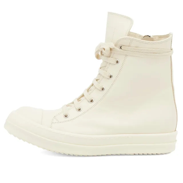 Rick Owens Women's High Top Sneakers Milk