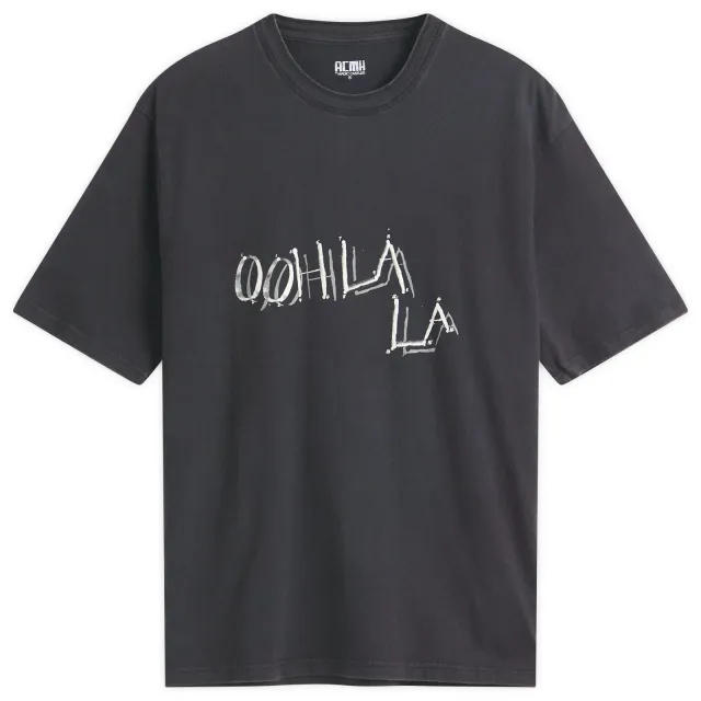ACMH by Magic Castles Men's Oog Lala SS T-Shirt Vintage Black