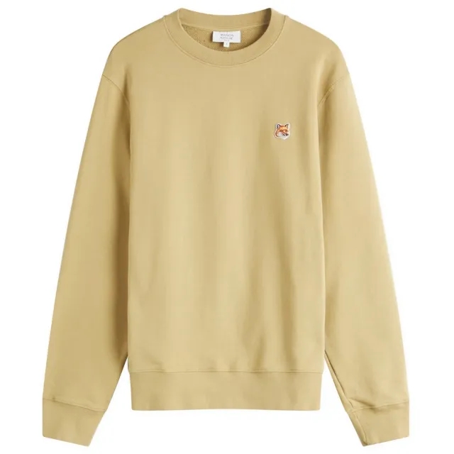 Maison Kitsuné Maison Kitsune Fox Head Patch Regular Sweatshirt Canvas