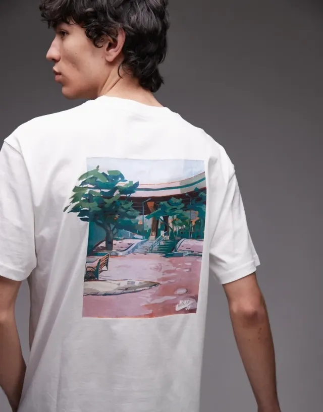 Nike Sb Logo T-Shirt In White