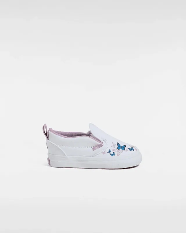 Vans - Toddler Slip-On Hook And Loop Shoes (1-4 Years), White