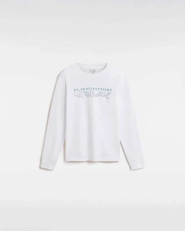 Vans - Kids Night Watcher T-Shirt (8-14 Years), White