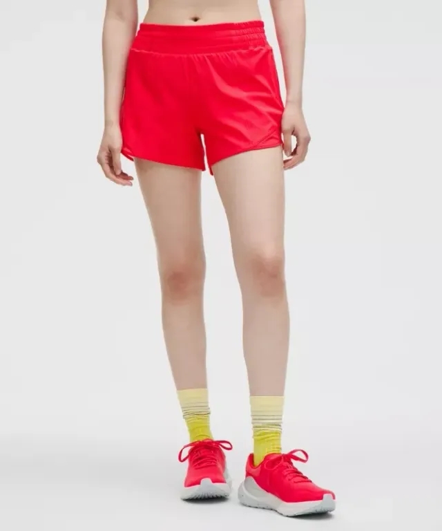 lululemon IE lululemon – Women's Hotty Hot High-Rise Lined Shorts – 4 – Color Red – Size 8