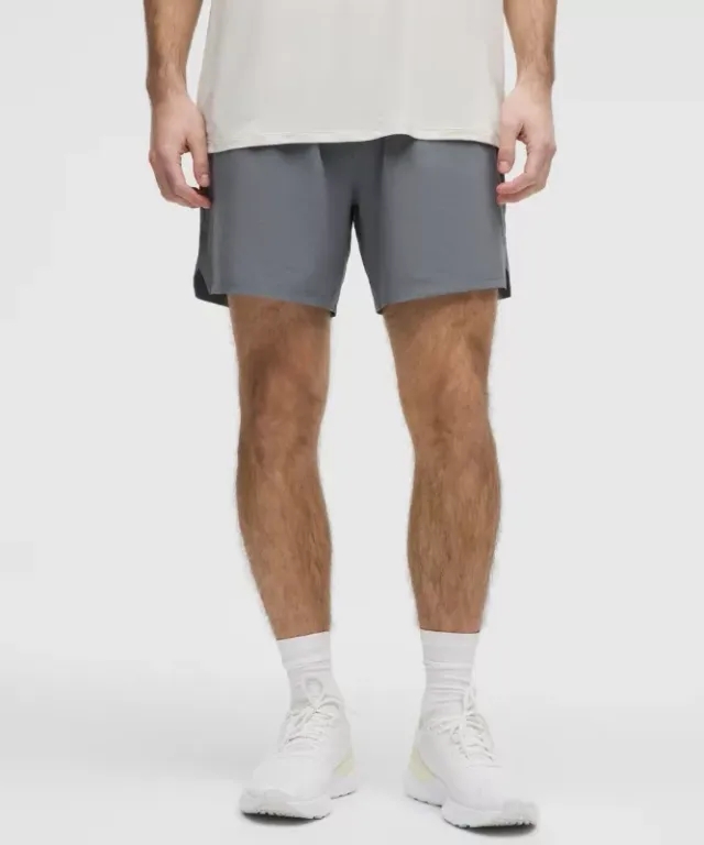 lululemon IE lululemon – Men's Mile Maker Run Crew Lined Shorts – 6 – Color Grey – Size XS