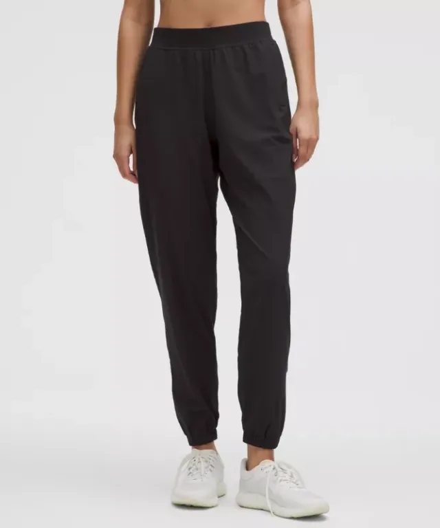 lululemon IE lululemon – Women's Adapted State Perforated High-Rise Joggers – Color Black – Size 8