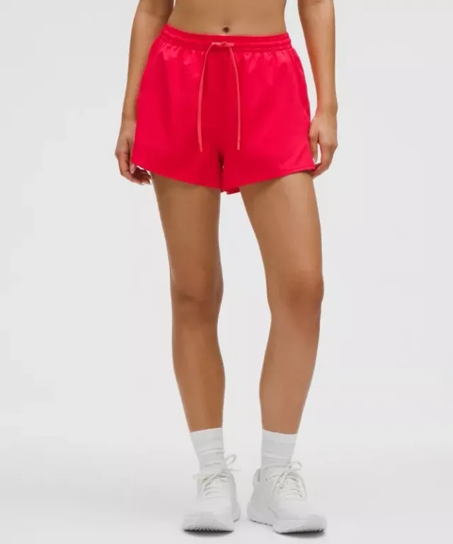 lululemon IE lululemon – Women's Pace Rival High-Rise Shorts – 3 – Color Red – Size 8