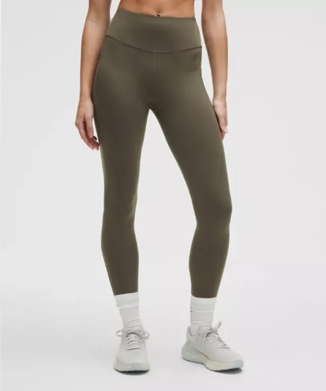 lululemon IE lululemon – Women's Fast and Free High-Rise Tight Leggings 25” Pockets – Color Green – Size 8