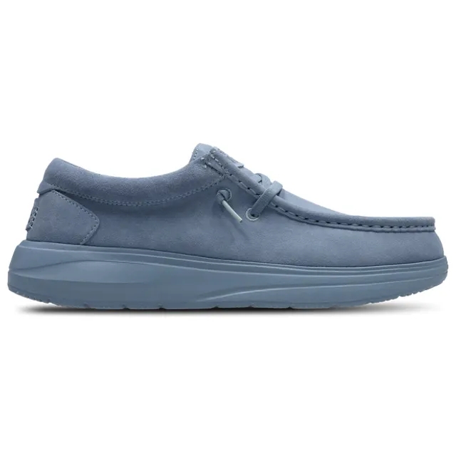 HEYDUDE Suede Men Shoes - Blue