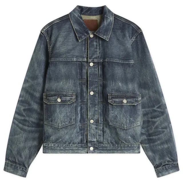 RRL Men's Type 2 Denim Trucker Jacket Westview Wash