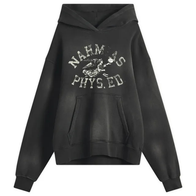 Nahmias Men's Phys. Ed. Hoodie Sunfade Black Terry