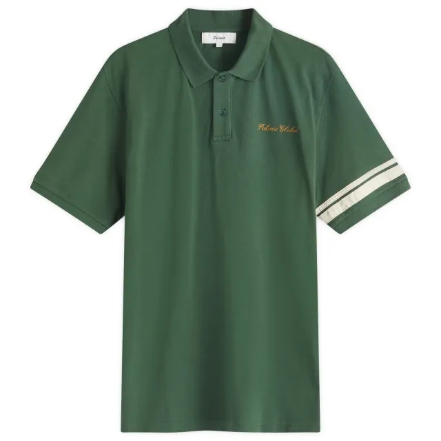 Palmes Men's Global Pique Polo Shirt Dark Green