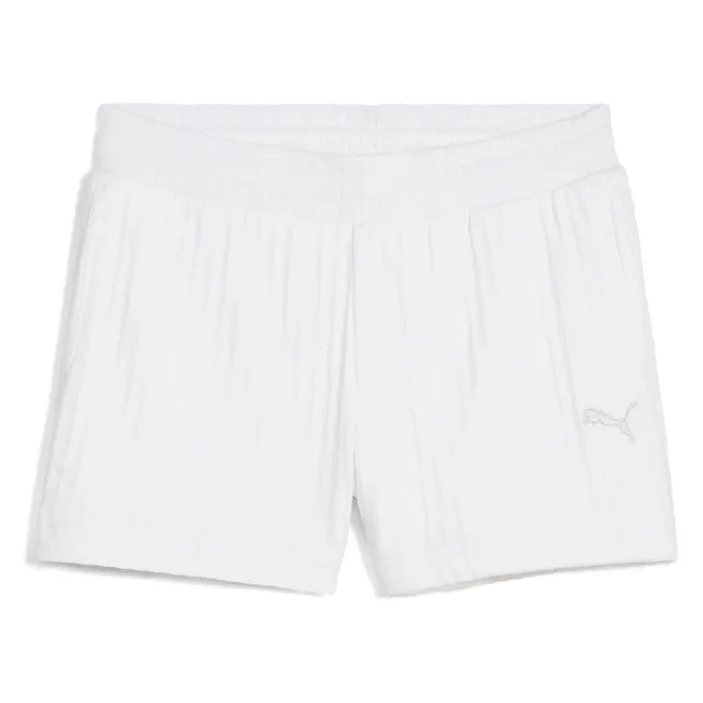 PUMA Wardrobe Essentials 4 Shorts Pointelle Women, White