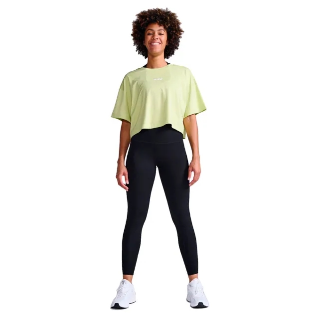 2xu Form Soft Jersey Crop Short Sleeve T-shirt