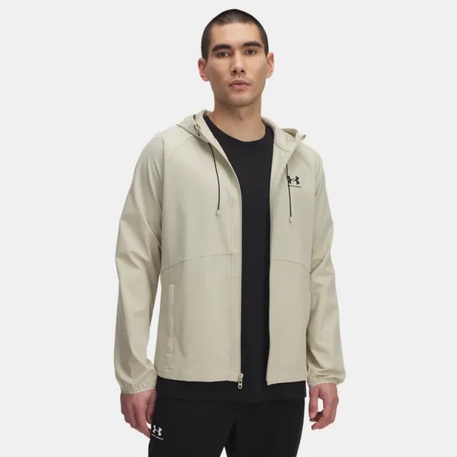Under Armour  Stretch Woven Men's Windbreaker Khaki Base / Black S
