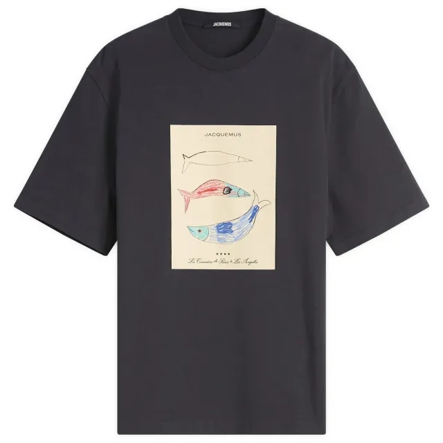 Jacquemus Men's LE TSHIRT MARINO Arty Hotel Navy