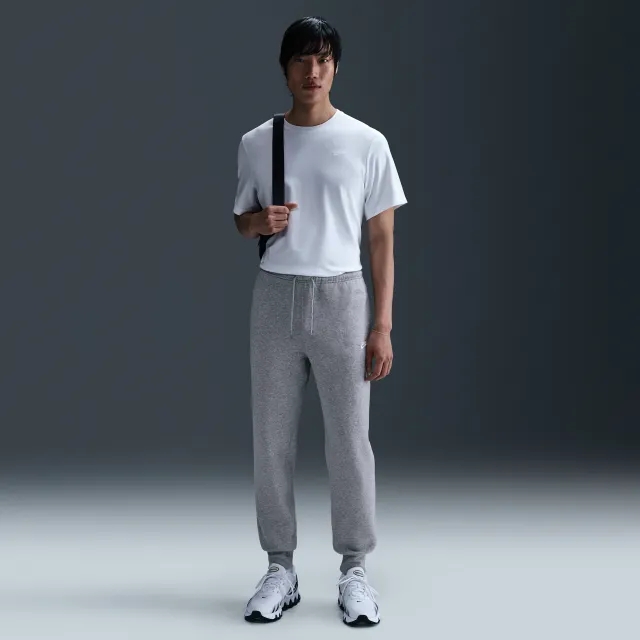 Nike Club Men's Joggers - Grey - Cotton/Polyester