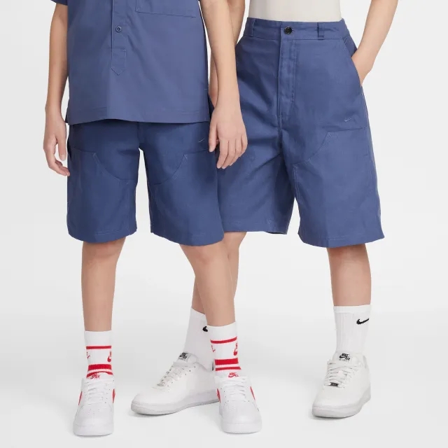 Nike Sportswear Metro Ground Older Kids' Carpenter Shorts - Blue - Cotton