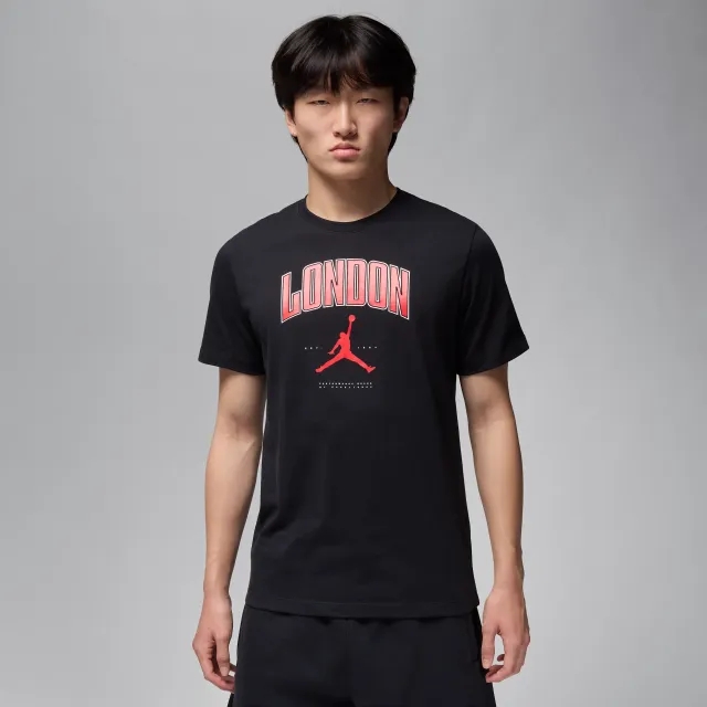 Nike Jordan Men's London T-Shirt - Black - Cotton