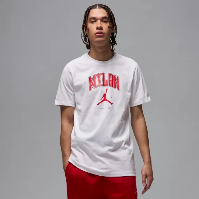 Nike Jordan Men's Milan T-Shirt - White - Cotton