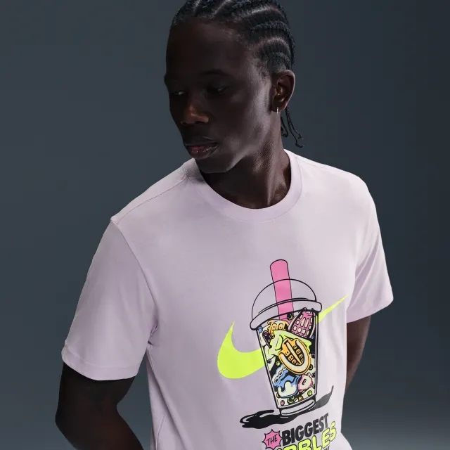 Nike Sportswear T-Shirt - Purple - Cotton/Polyester