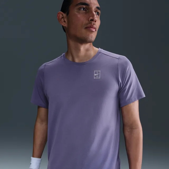 NikeCourt Advantage Men's Top - Purple - Polyester/Elastane
