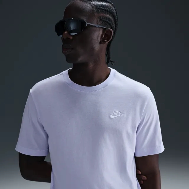 Nike Sportswear Club Men's T-Shirt - Purple - Cotton