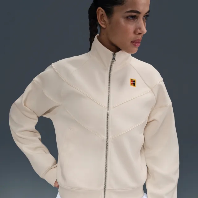 NikeCourt Heritage Windrunner Women's Tennis Jacket - Brown - Polyester/Elastane