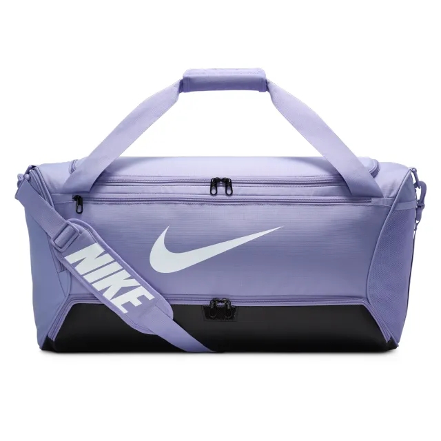 Nike Brasilia 9.5 Training Duffel Bag (Medium, 60L) - Purple - Polyester