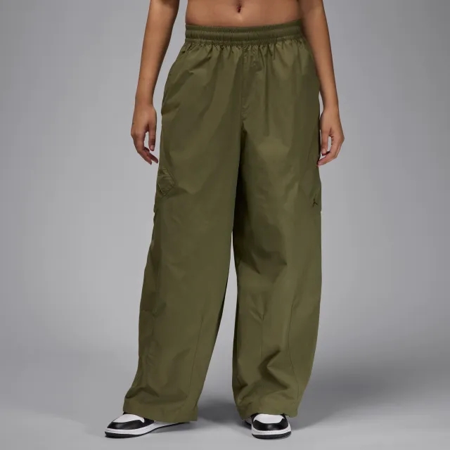Nike Jordan Flight Chicago Women's Parachute Trousers - Green - Nylon