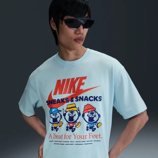 Nike Sportswear Max90 T-Shirt - Blue - Cotton