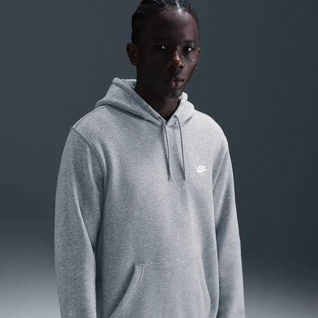 Nike fleece Men Hoodies - Grey