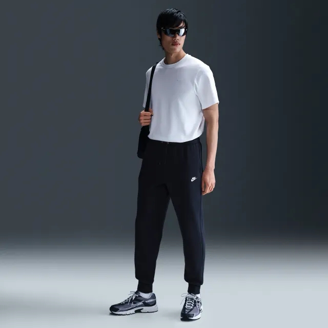 Nike Club Men's Joggers - Blue - Cotton/Polyester