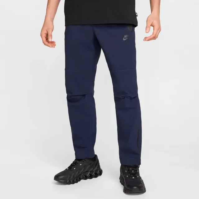 Nike Tech Men's Woven Trousers - Blue - Nylon/Elastane