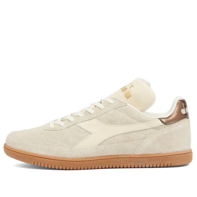 Diadora Gold Indoor Hairy Sneaker Beige Bleached