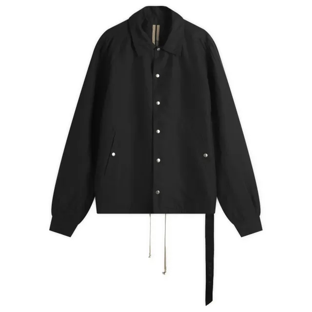 Rick Owens DRKSHDW Men's Snapfront Jacket Black