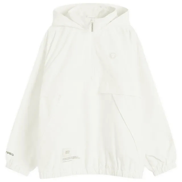A Bathing Ape AAPE Now Anorak Jacket Ivory